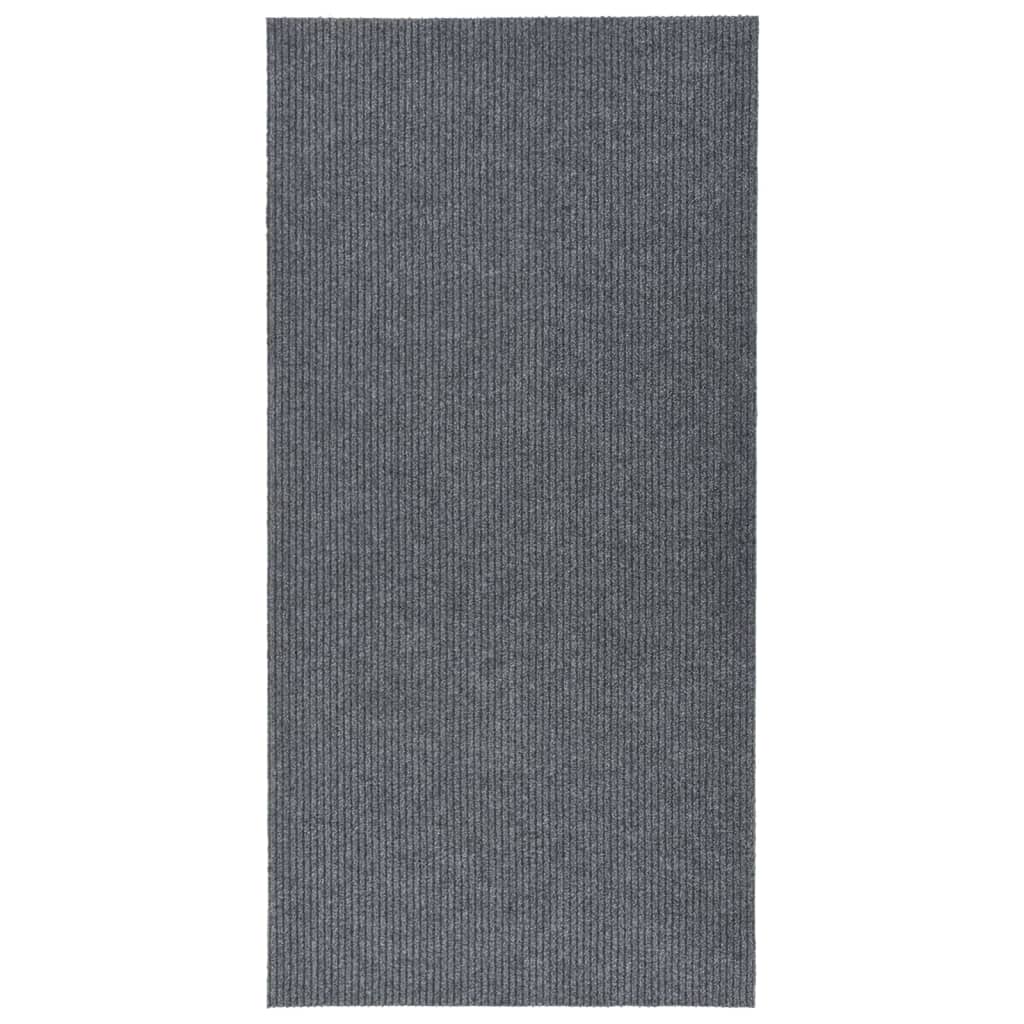 vidaXL snavsbestandig tæppeløber 100x200 cm grå