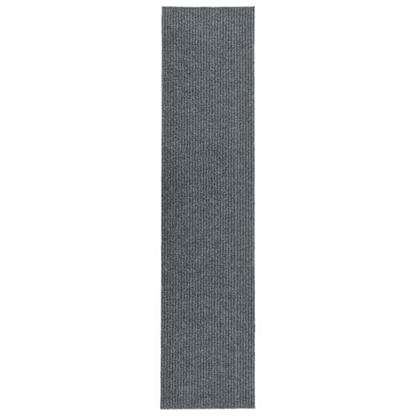vidaXL mustust p&uuml;&uuml;dev vaipkate, 100 x 450 cm, hall