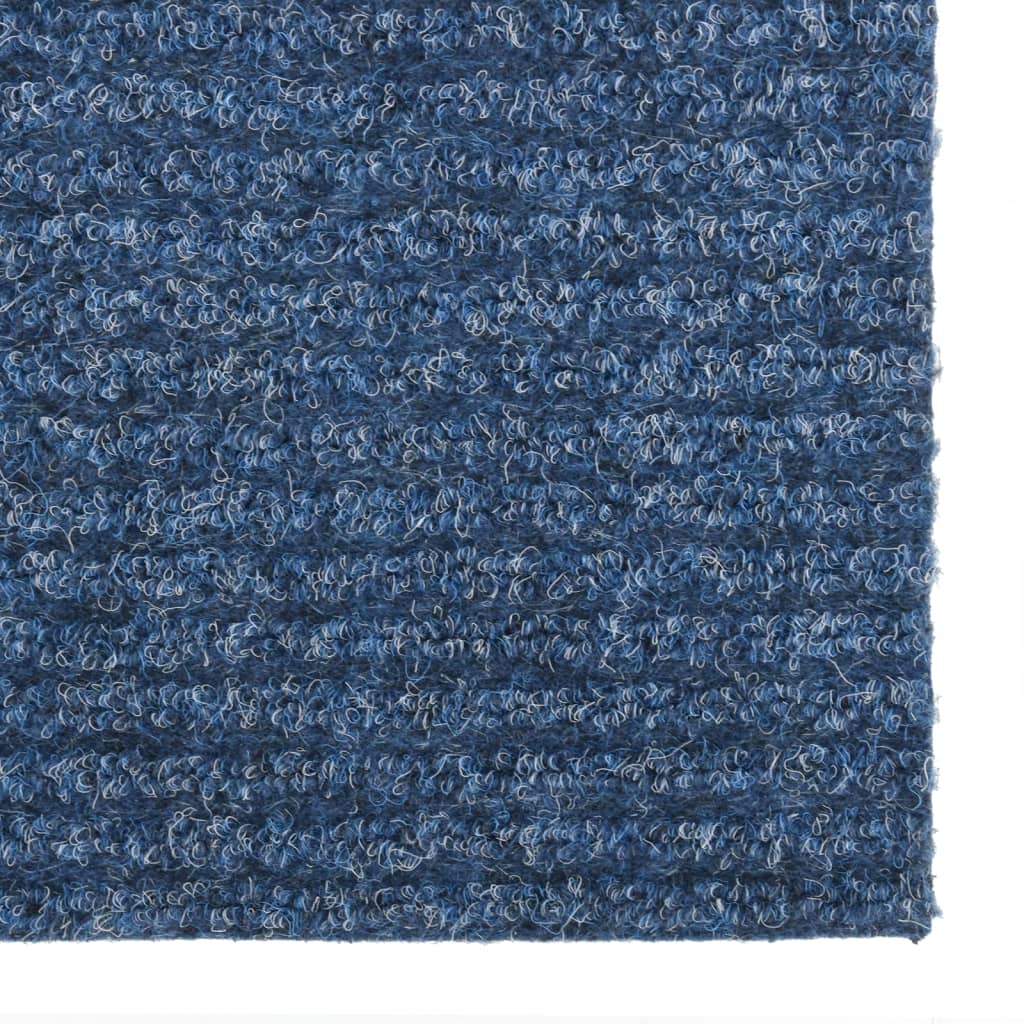 vidaXL Абсорбиращо мръсотията килимче, 100x300 см, синьо