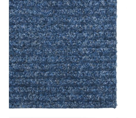 vidaXL Абсорбиращо мръсотията килимче, 100x350 см, синьо