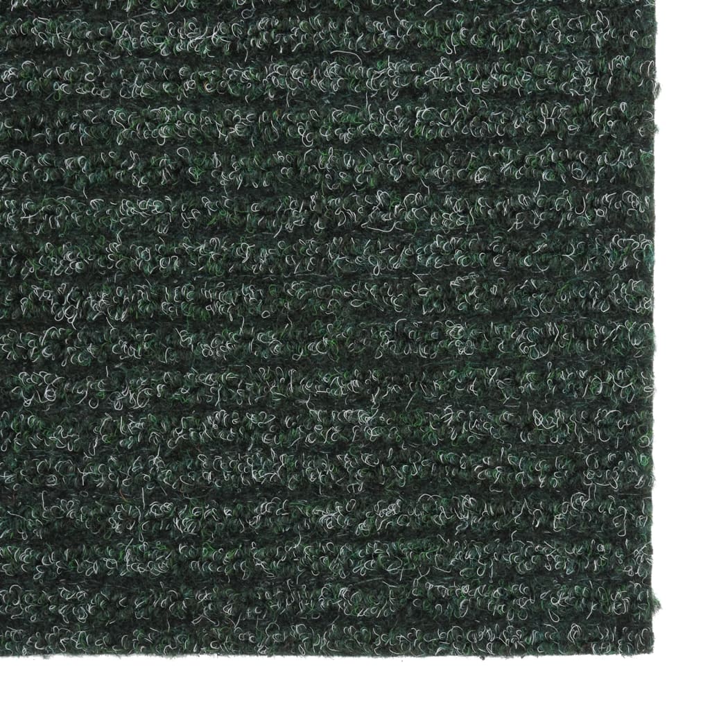 vidaXL paklāja celiņš, netīrumus aizturošs, 100x350 cm, zaļš