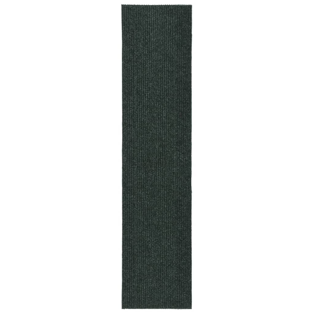 vidaXL Käytävän kuramatto 100×450 cm vihreä