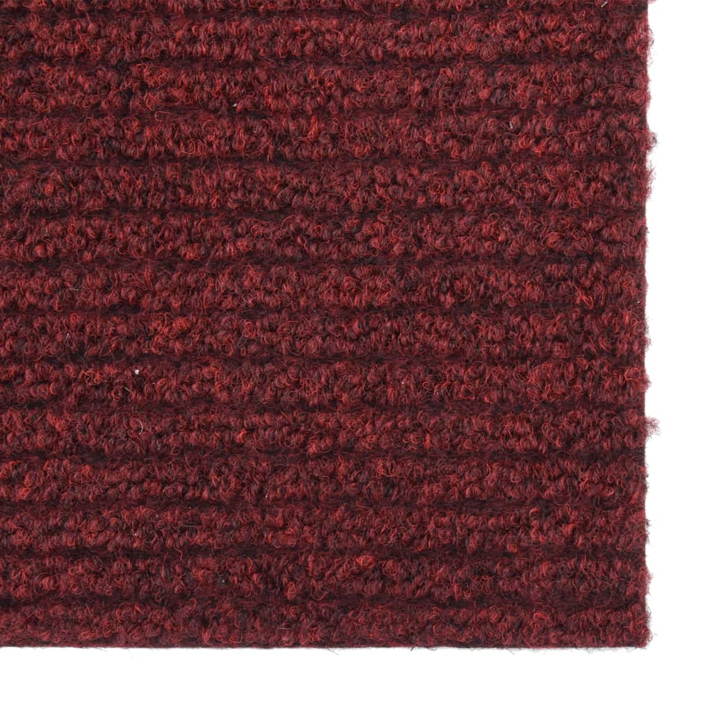vidaXL Абсорбиращо мръсотията килимче, 100x150 см, бордо
