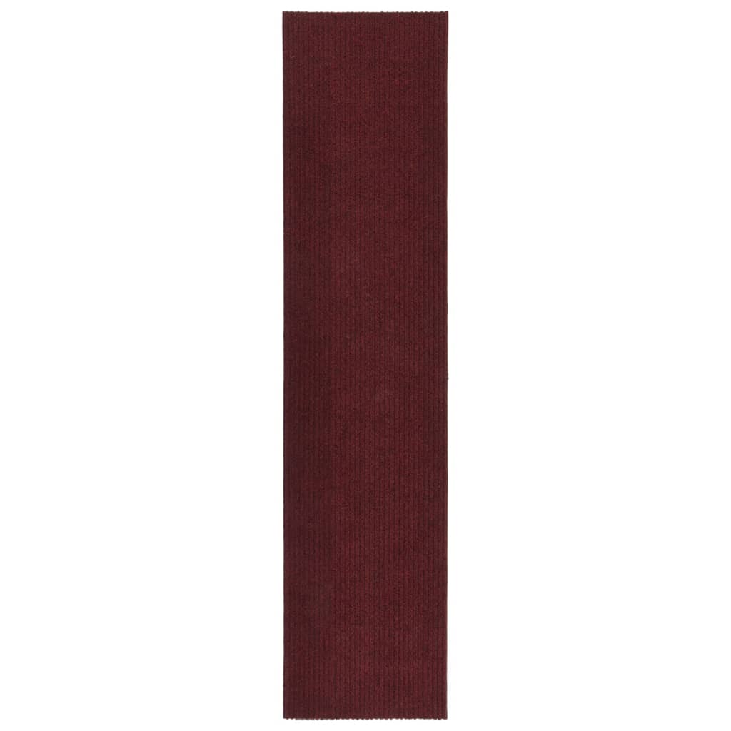 vidaXL Käytävän kuramatto 100×450 cm viininpunainen