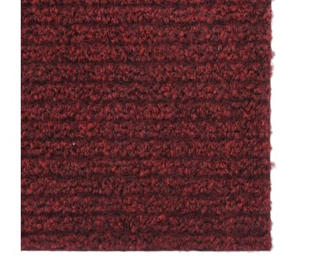 vidaXL Dirt Trapper Carpet Runner 100x500 cm Bordeaux Red