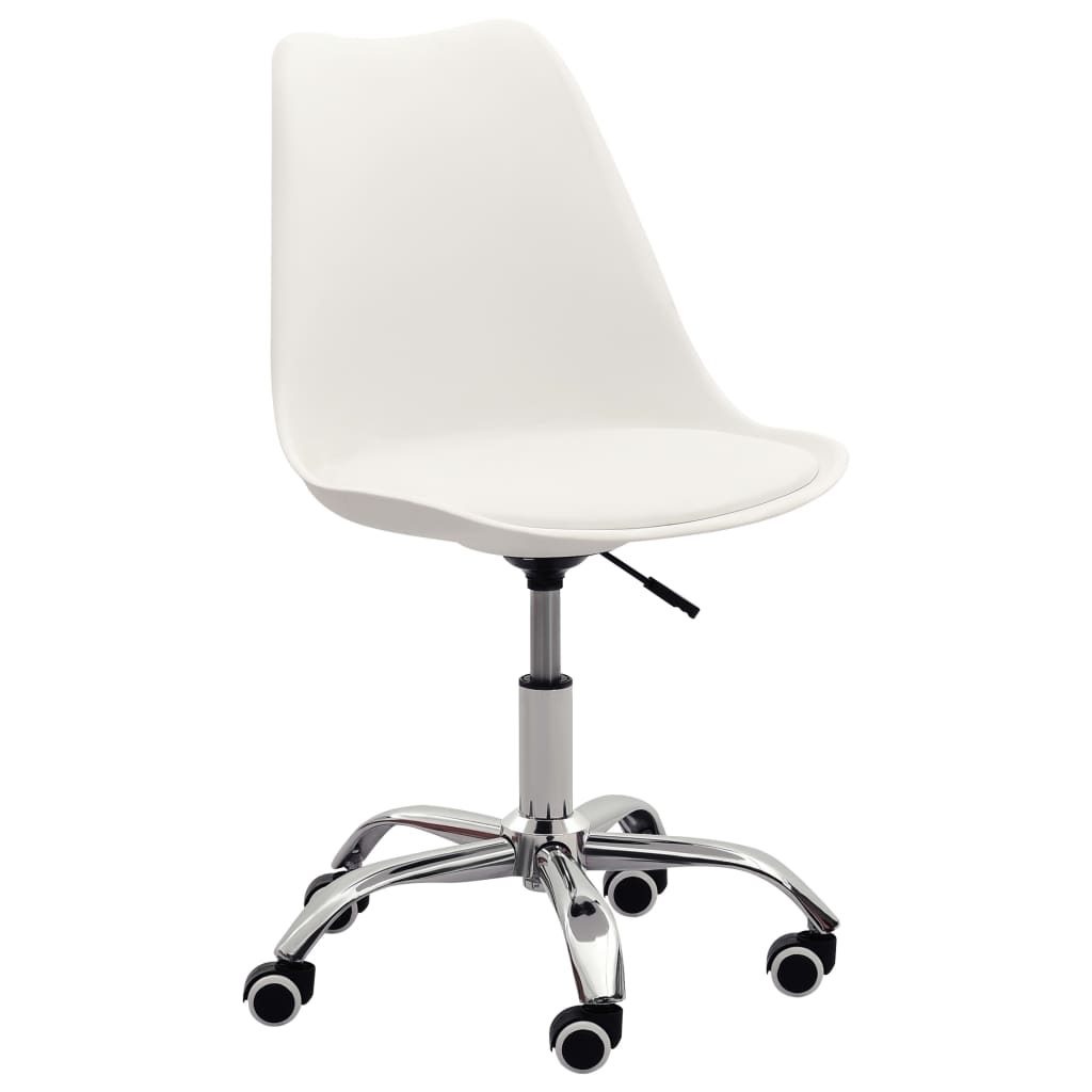 

vidaXL Eetkamerstoelen 6 st kunstleer wit