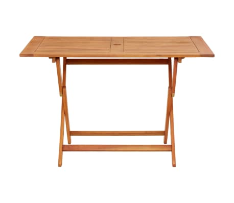 vidaXL Τραπέζι Κήπου Πτυσσόμενο 120x70x75 εκ. Μασίφ Ξύλο Ευκαλύπτου