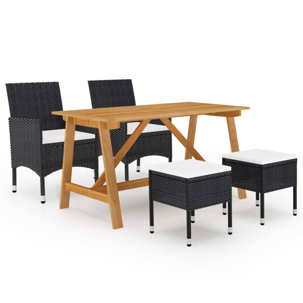 Zestaw jadalniany ogrodowy - stół + krzesła