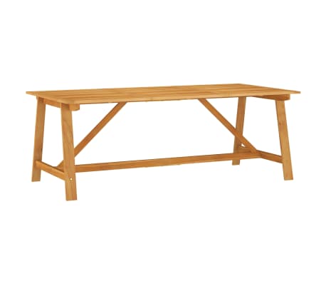 vidaXL Ensemble &agrave; manger de jardin 9 pcs Marron