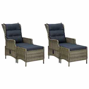 Vrtna jedilna garnitura 5-delna rjava - slika 5