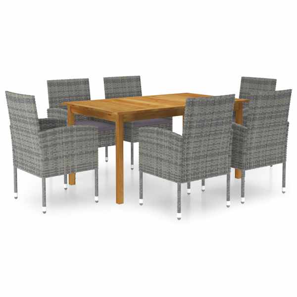 vidaXL 7-osaline aiam&ouml;&ouml;bli komplekt, hall