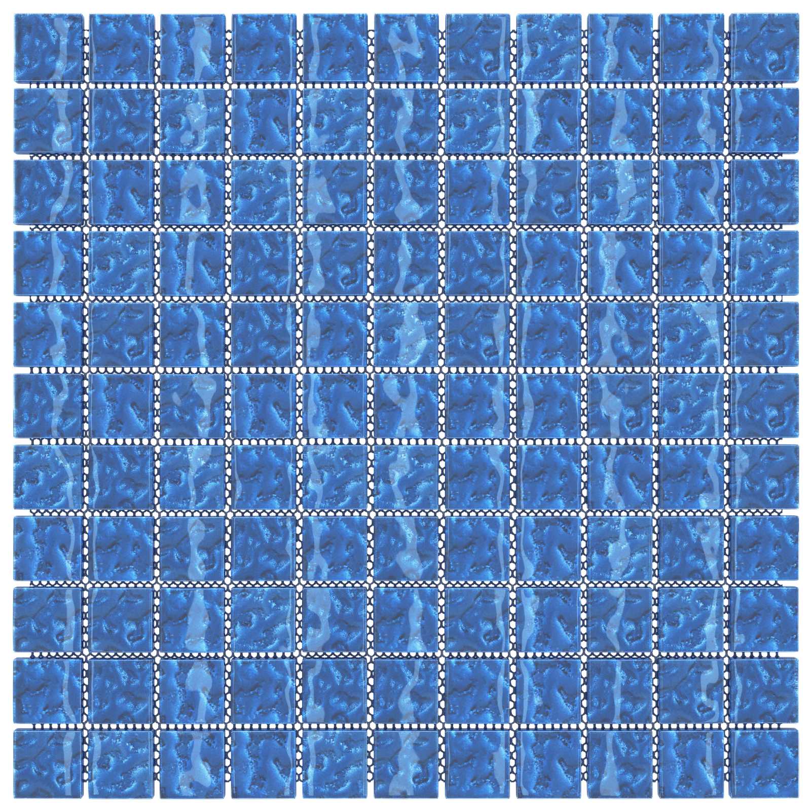Mozaïek Tegel 11 pcs Blauw 50 x 50 cm Glas image 3