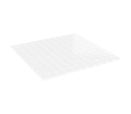 vidaXL Mozaikové dlaždice 11 ks bílé 30 x 30 cm sklo