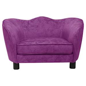 vidaXL Lova &scaron;unims, tamsiai raudonos spalvos, 66x43x40cm, pliu&scaron;as