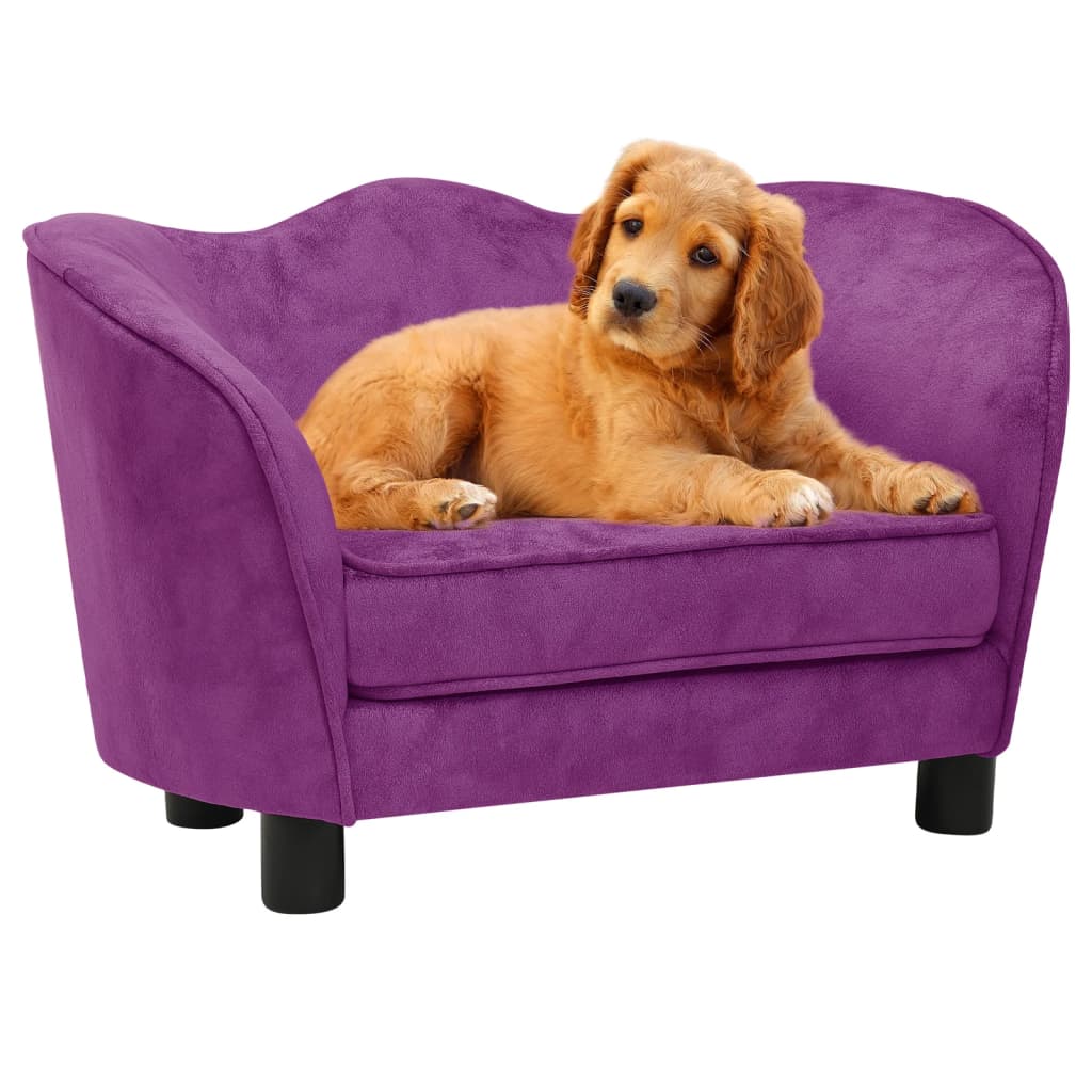 Sofa za pse bordo 66 x 43 x 40 cm plišana Kreveti za Pse Naručite namještaj na deko.hr