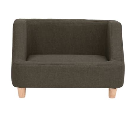 vidaXL Sofa za pse tamnosiva 60 x 37 x 39 cm od platna