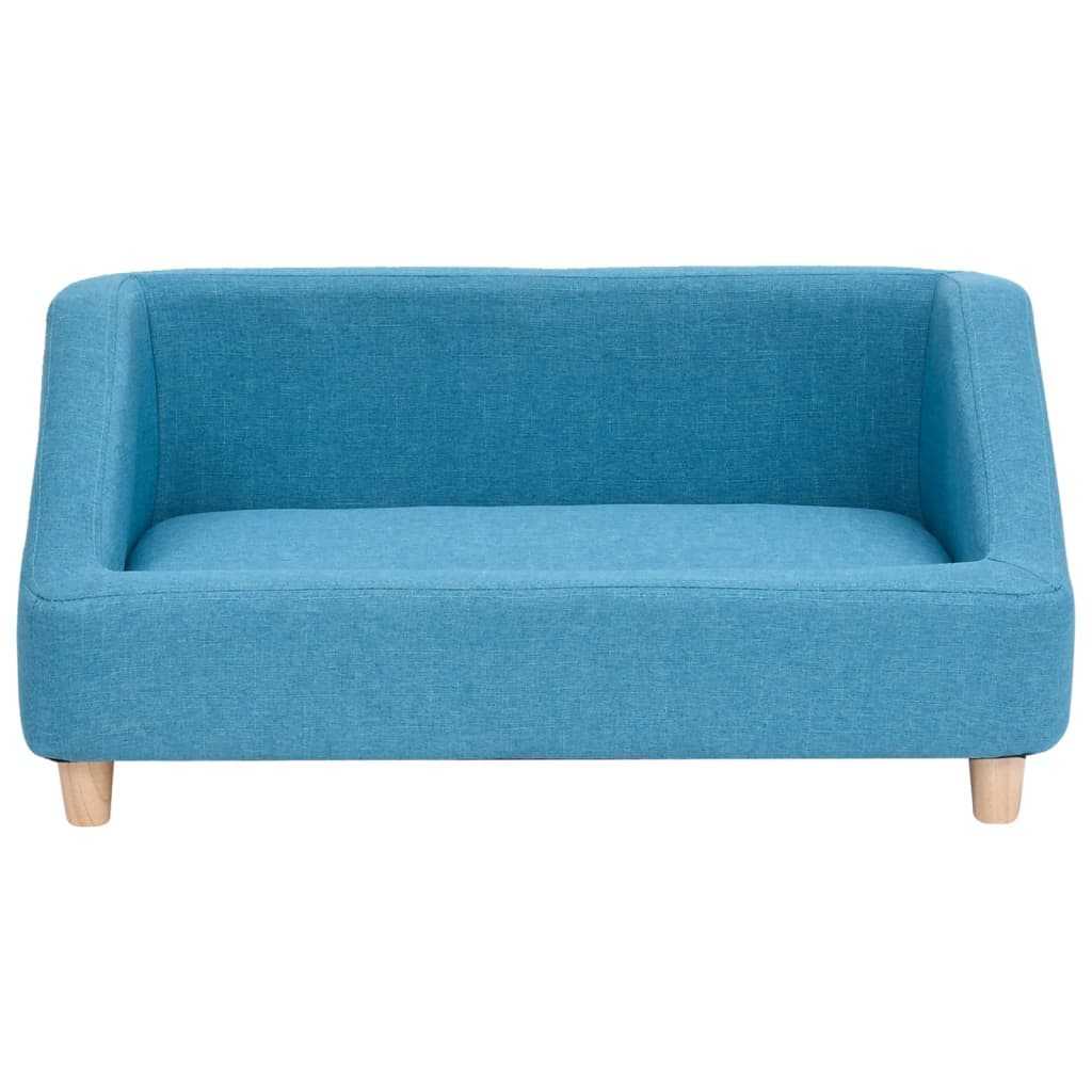 

vidaXL Hondenbank 85x50x39 cm linnen turquoise