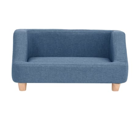 vidaXL Dog Sofa Blue 95x63x39 cm Linen