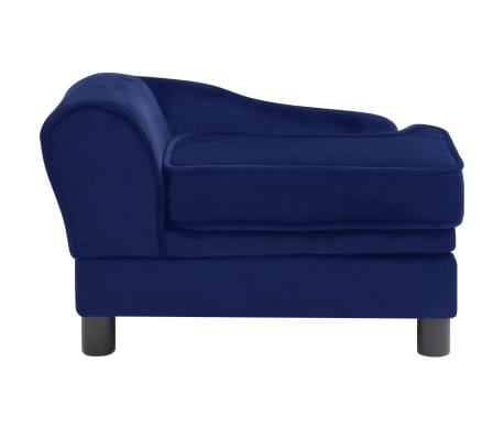 vidaXL Sofa za pse plava 57 x 34 x 36 cm plišana