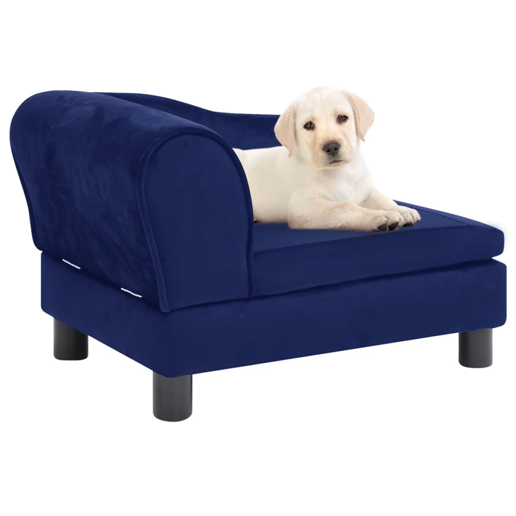 vidaXL Koiran sohva sininen 57x34x36 cm plyysi