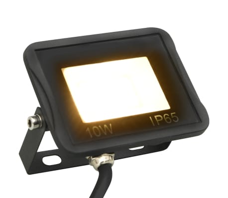 vidaXL Προβολείς LED 2 τεμ. Θερμό Λευκό 10 W