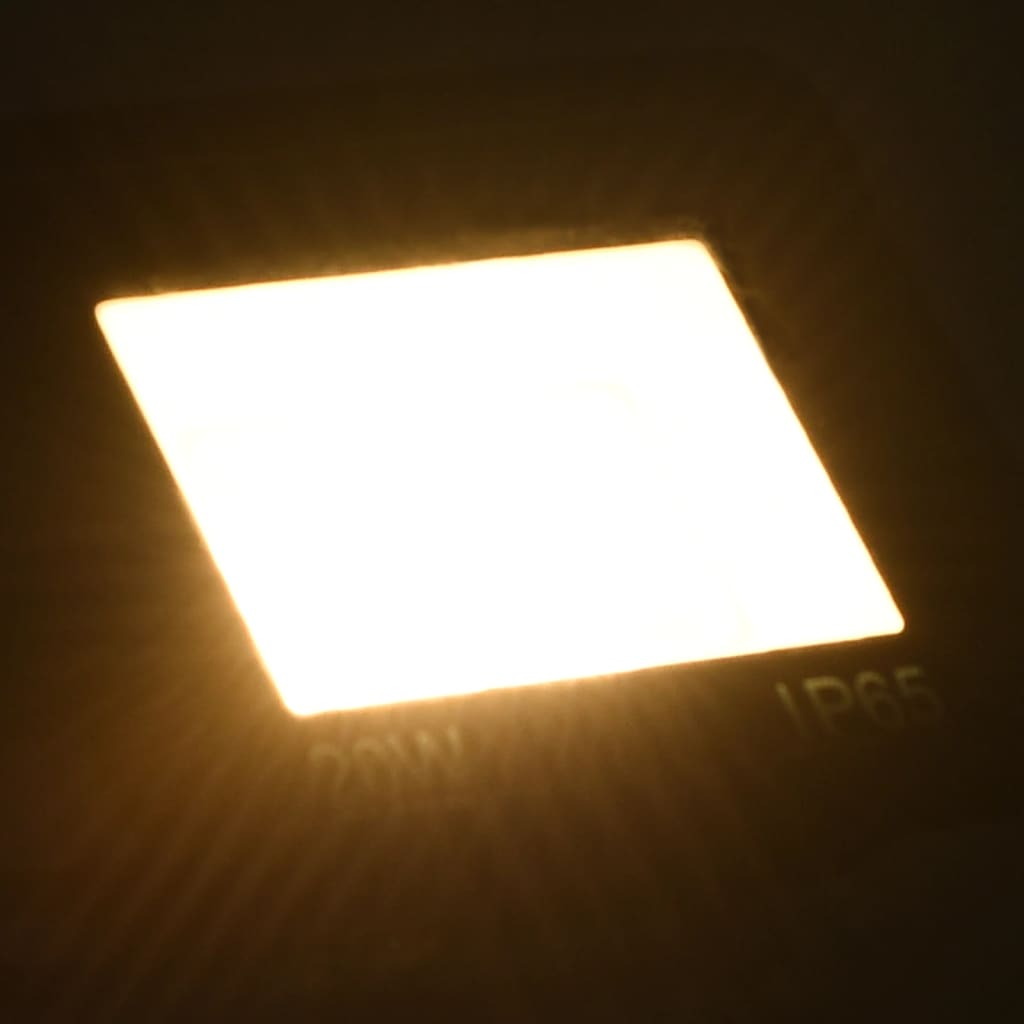 Meleg fehér fényű LED-es reflektor 20 W 