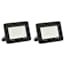 vidaXL 2 db meleg fehér fényű LED-es reflektor 30 W termék 2. képe