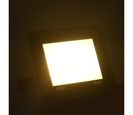 vidaXL LED-Fluter 2 Stk. 50W Warmweiß