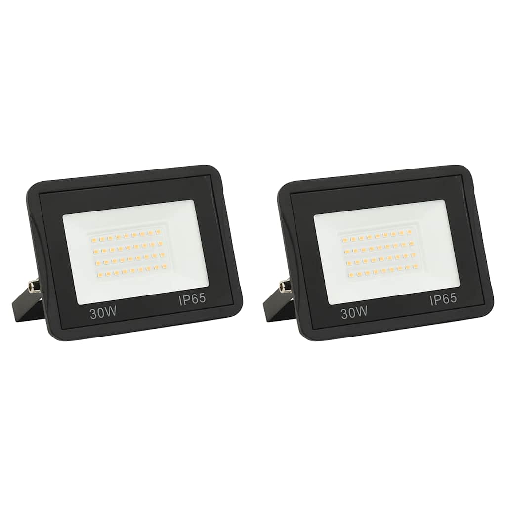 vidaXL Proiectoare cu LED, 30 W, 2 buc., alb rece