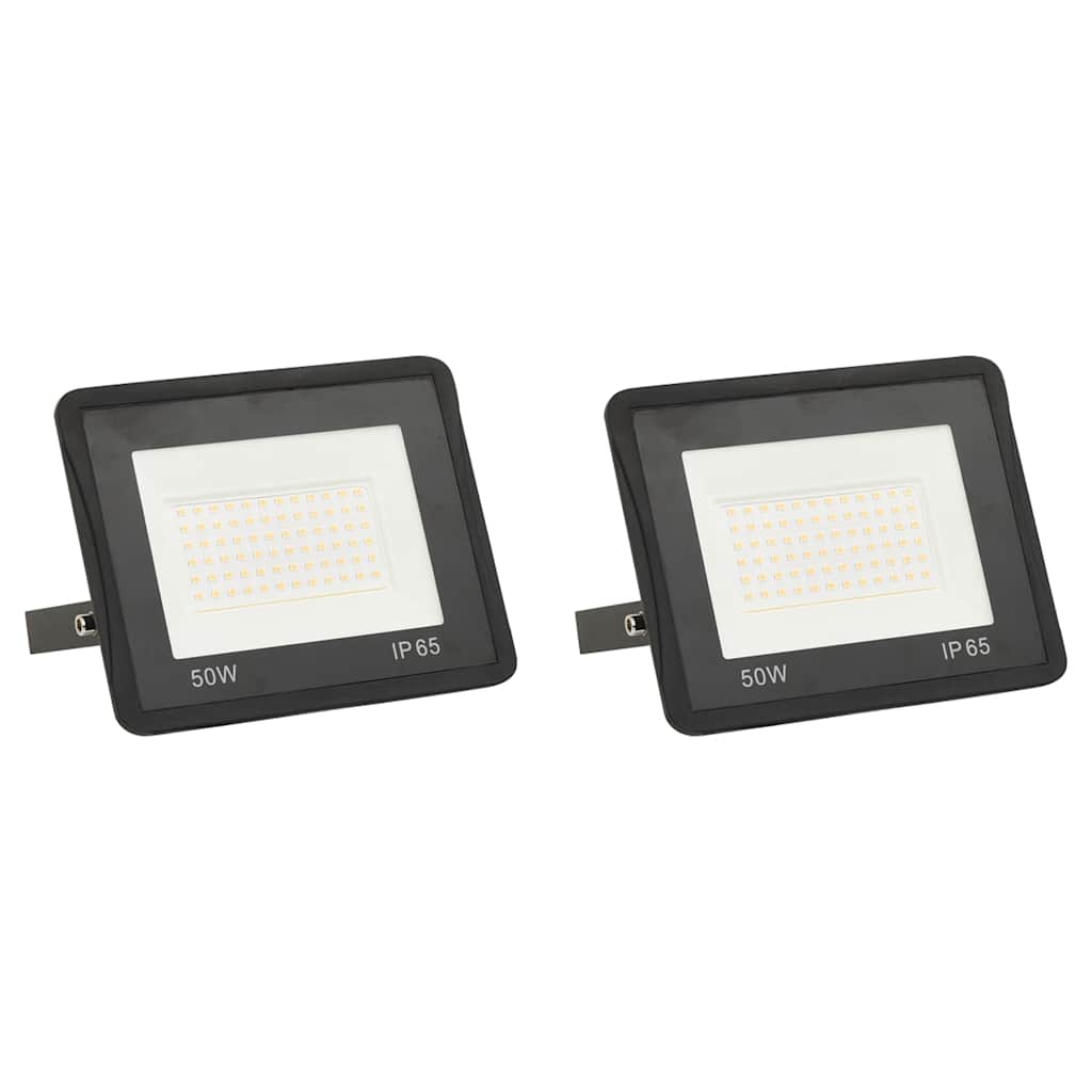 vidaXL Proiectoare cu LED, 50 W, 2 buc., alb rece