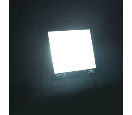 vidaXL Projetor c/ iluminação LED 100 W branco frio