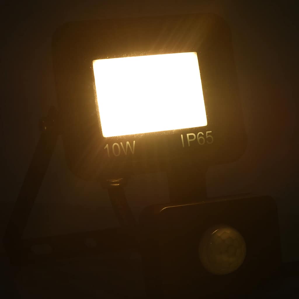 Thumbnail - vidaXL LED-Fluter mit Sensor 10W Warmweiß