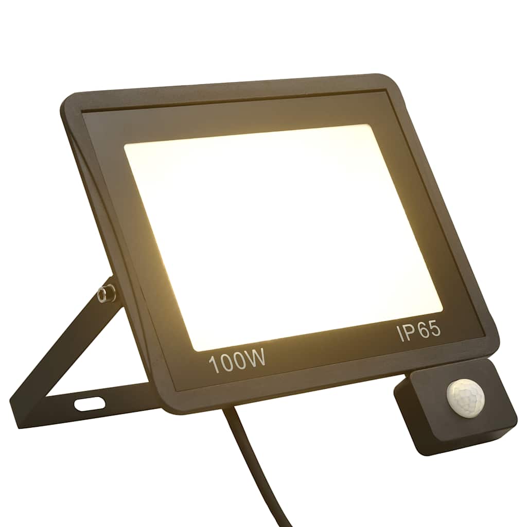 Thumbnail - vidaXL LED-Fluter mit Sensor 100 W Warmweiß