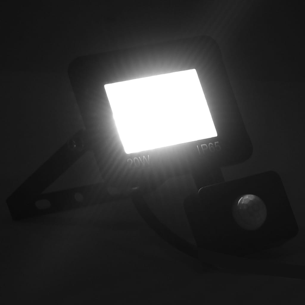 

vidaXL Spotlight met sensor LED 20 W koudwit