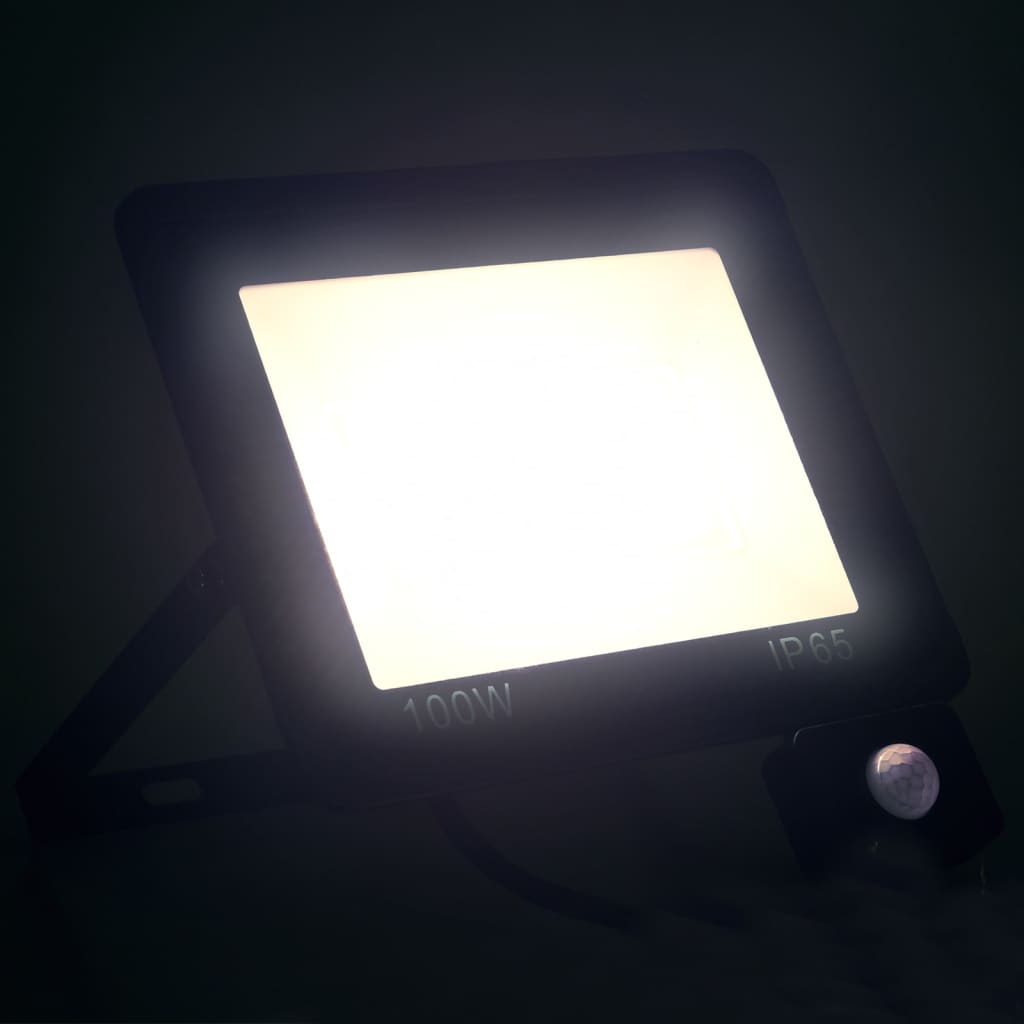 vidaXL LED reflektor se senzorem 100 W studené bílé světlo