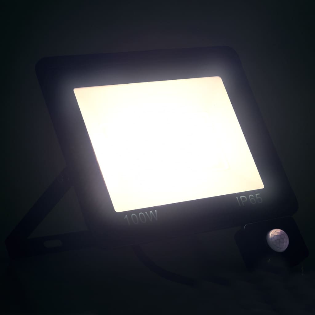 

vidaXL Spotlight met sensor LED 100 W koudwit