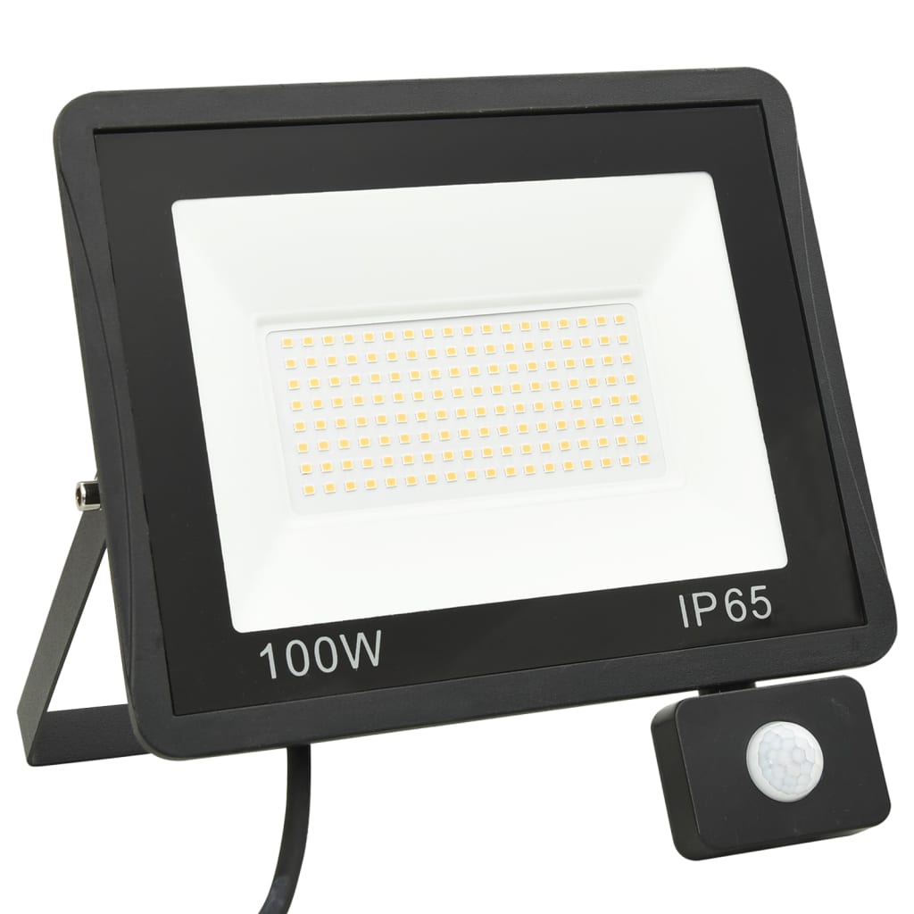 Spotlight met sensor LED 100 W koudwit