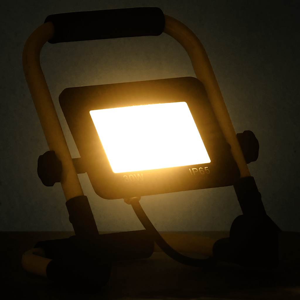 Thumbnail - vidaXL LED-Fluter mit Handgriff 30 W Warmweiß