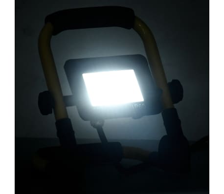 vidaXL Spotlight met handvat LED 20 W koudwit