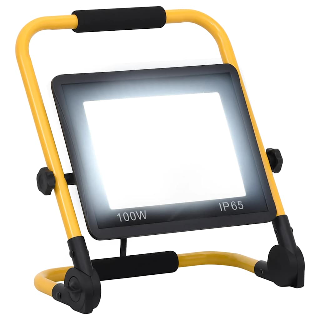 vidaXL LED-Fluter mit Handgriff 100W Kaltweiß