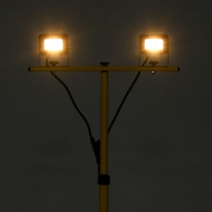 LED reflektor se stojanem 2 x 10 W teplé bílé světlo - obrázek 2