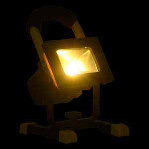 vidaXL &Epsilon;&pi;&alpha;&nu;&alpha;&phi;&omicron;&rho;&tau;&iota;&zeta;ό&mu;&epsilon;&nu;&omicron;&sigmaf; &Pi;&rho;&omicron;&beta;&omicron;&lambda;έ&alpha;&sigmaf; LED &mu;&epsilon; &Lambda;&alpha;&beta;ή &Theta;&epsilon;&rho;&mu;ό &Lambda;&epsilon;&upsilon;&kappa;ό 10 W