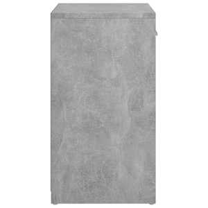 Lavice s botníkem betonově šedá 94,5 x 31 x 57 cm kompozit - obrázek 4