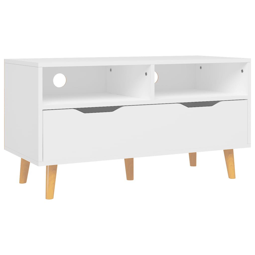 

vidaXL TV Cabinet White 35.4"x15.7"x19.1" Engineered Wood