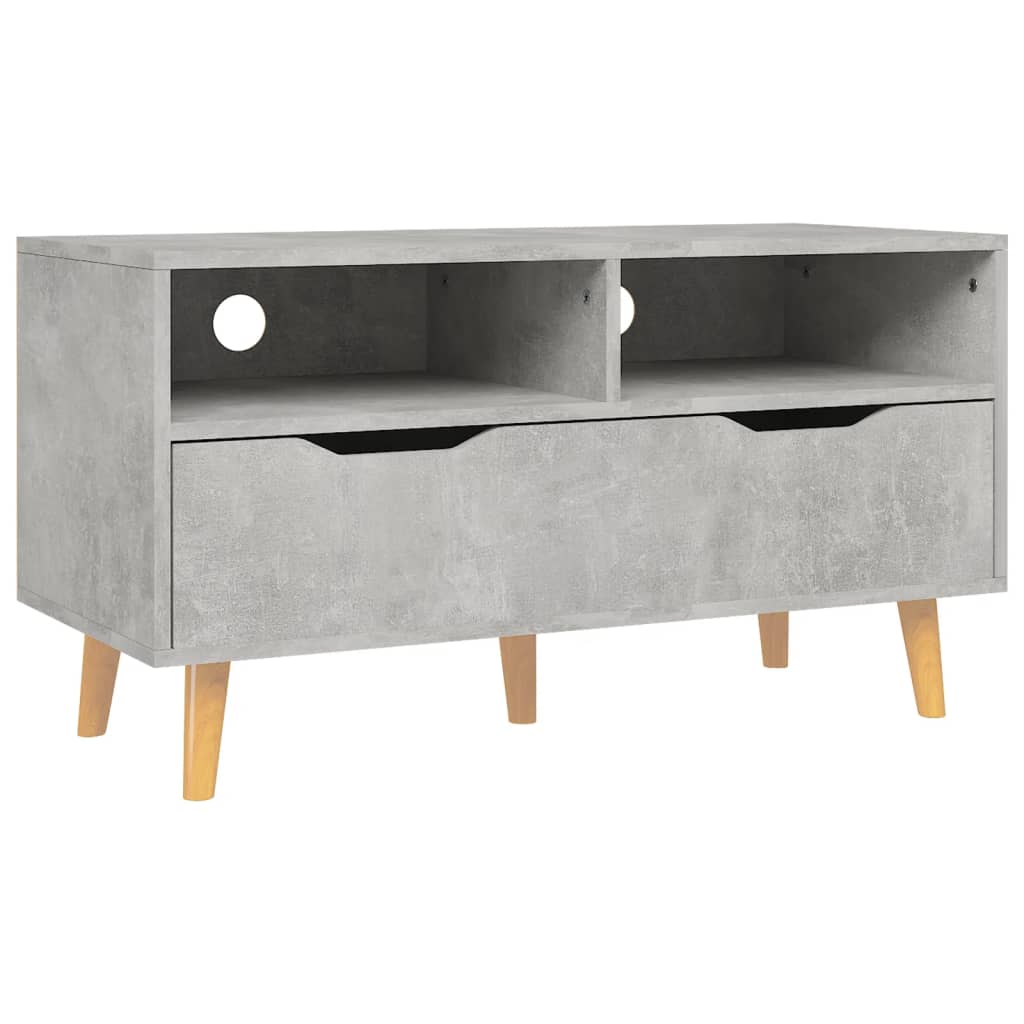 Photos - Mount/Stand VidaXL TV Stand Concrete Gray 35.4"x15.7"x19.1" Engineered Wood 