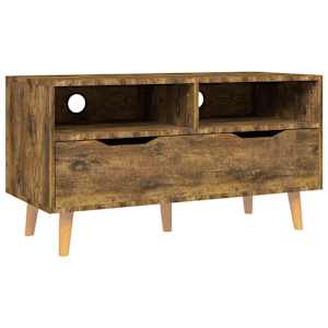 TV skříňka kouřový dub 90 x 40 x 48,5 cm kompozitní dřevo - obrázek 2