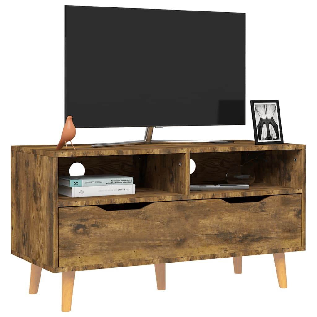 

vidaXL Tv-meubel 90x40x48,5 cm spaanplaat gerookt eikenkleurig