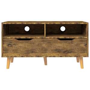 TV skříňka kouřový dub 90 x 40 x 48,5 cm kompozitní dřevo - obrázek 5