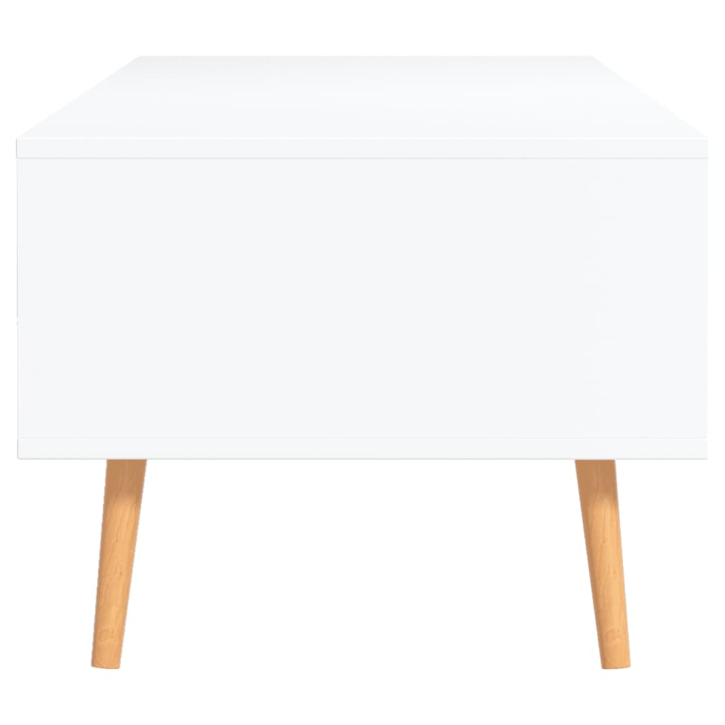 Fehér forgácslap dohányzóasztal 100 x 49,5 x 43 cm 