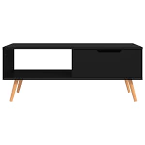 Konferenční stolek černý 100 x 49,5 x 43 cm kompozitní dřevo - obrázek 3
